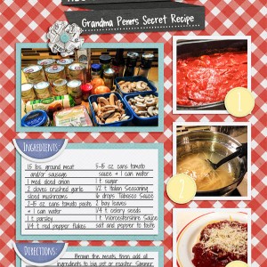 Grandma's Spaghetti Sauce Recipe