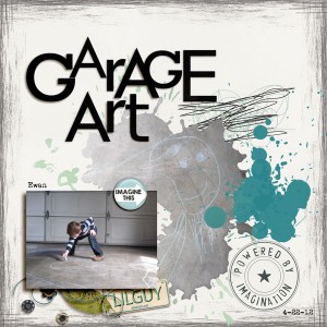 Garage Art - MOC4 - Day 16 - Clip To Paint Challenge