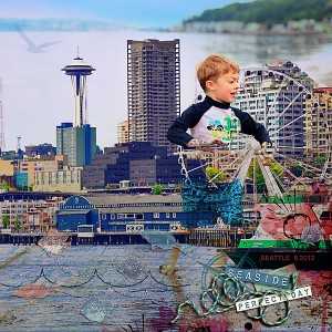 Seaside-Seattle-2012 Double Exposure