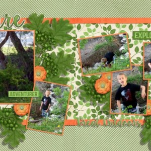 Day 28:  Two Page Layout (Style Challenge)