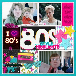 80's style highlights