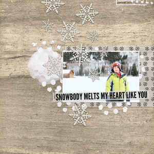 Snowbody | MOC Day 15 - Repeated Element (Inspiration Challenge) - repeated snowflakes