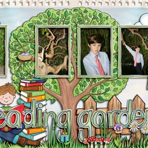 the reading garden tree