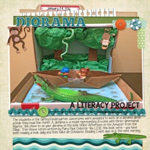 April 2016 Scrapping with Liz Template MIS