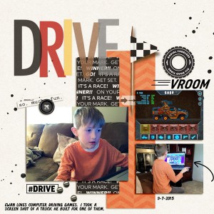 Drive | Sahlin Studio April Template Challenge