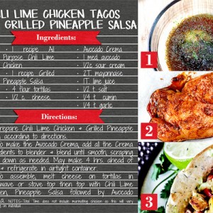Chili Lime Chicken Tacos
