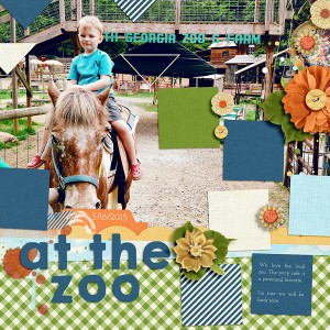at the zoo
