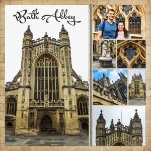 Bath Abbey, right side