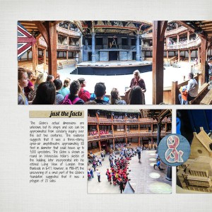 The Globe Theatre, left side