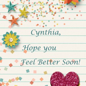 Artcard For Cynthia 2.5x3.5