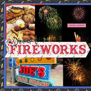 Dinner & Fireworks, left side