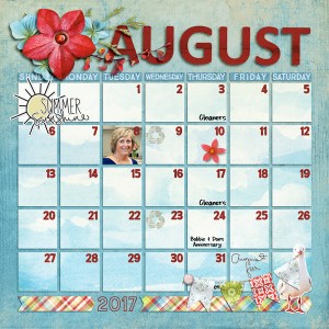 August 2017 Calendar