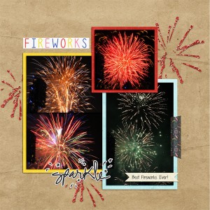 Baseball and Fireworks, right side