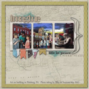 Imagine - Sept 2016 Scraplift Challenge
