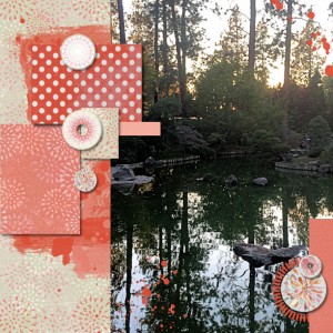 Koi Pond Sunset2