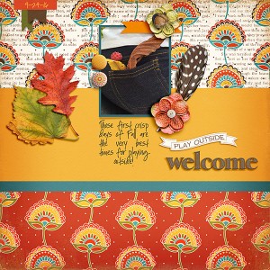 Welcome, Fall!