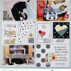Sahlin Studio Creative Team Photo Journaling & Lined Up Word Art