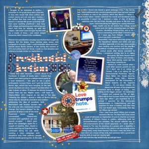 DSD - creative journaling - Presidential Election 2016
