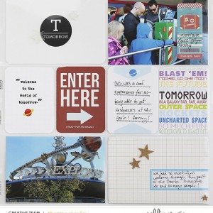Disney Project Life Album – #4 Discovering Tomorrowland