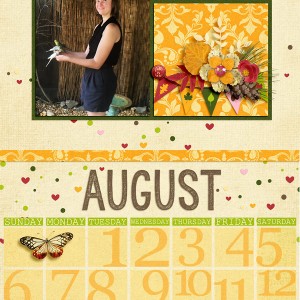 Full August 2017 Calendar Page