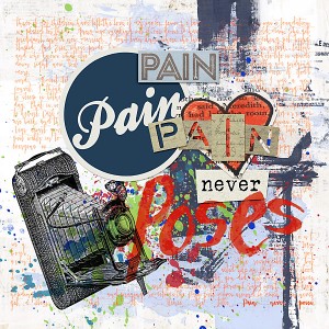 Pain never poses