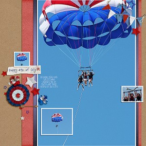 Fourth of July Parasailing