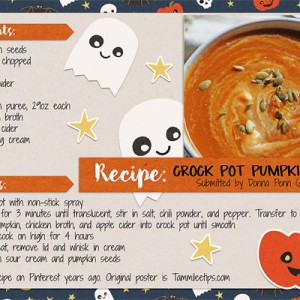 Halloween Bash Recipe Card Challenge