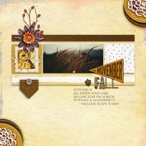 November Fall (Nov Scraplift Challenge)