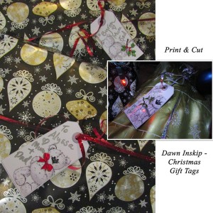 Dawn saved me! xmas tags