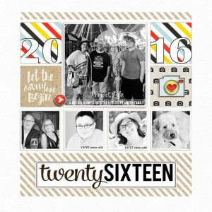 2016 Project Life | Front Album Cover