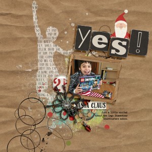 YES! Santa - 12 Days of ART Journaling - DAY #10