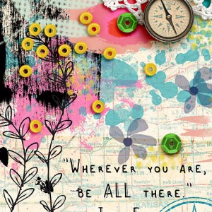 be all there - ATC card