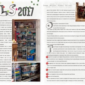 moc day 10 - drop cap journaling - Goals 2017