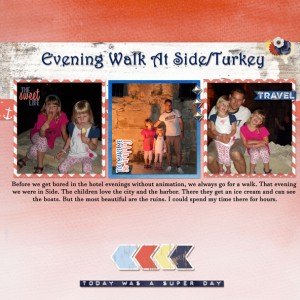 Evening walk-right side