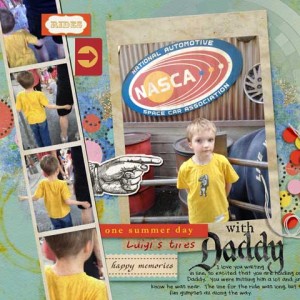 rides with daddy