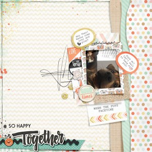 FaceTiming Pups - MOC #5 Day 18 - Scraplift Challenge