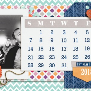 Jan 2018 Calendar