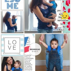 Baby's album spread 22 left