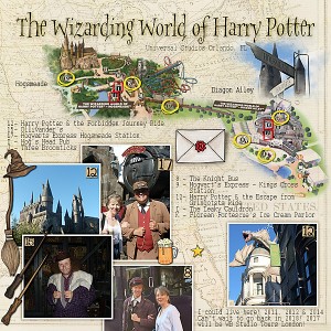 Harry Potter Wizarding World - Map it (MOC5 day 31 map)