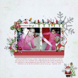 Christmas Joy - Feb Scraplift Challenge