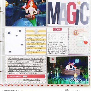 Disney Project Life Album Layout 08 | Under the Sea