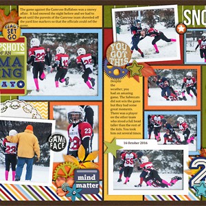 Snow Game (double page)
