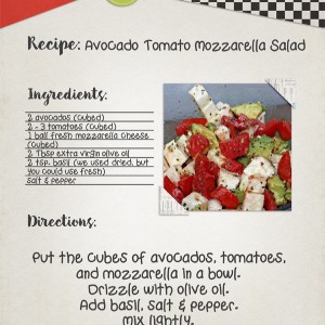 AvocadoTomatoMozzarellaSalad