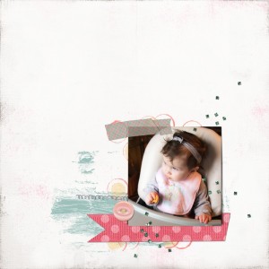 February Scraplift Challenge - Celeste