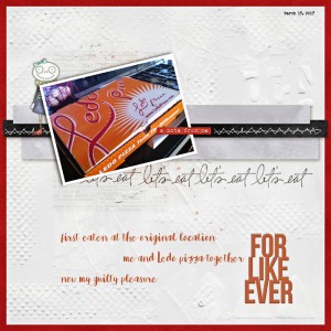 1703 Journaling Guilty Pleasure-Ledo Pizza