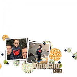 April Template Challenge - Dinosaur museum