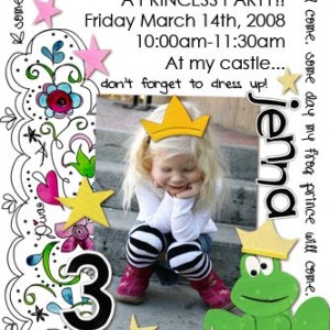 A princess party!
