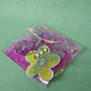 Butterfly transparent gift package (hybrid)