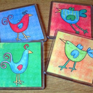 Spring Tweets Hybrid Coasters
