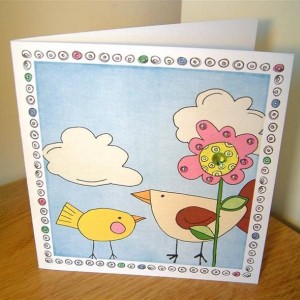 Hybrid Bird Card